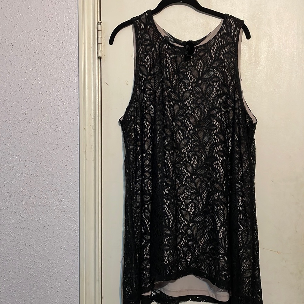 Alfani Sleeveless Lace Top